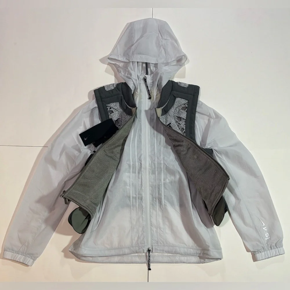 Nike ISPA Metamorph Full Zip Up Utility Vest & Jacket FJ7242-025 2XS XXS NEW NWT